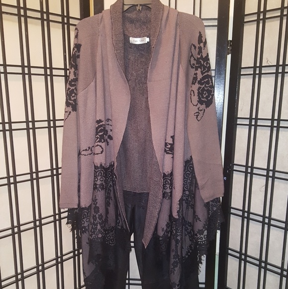 🌹Open Cardigan w/ Lace Details🛍